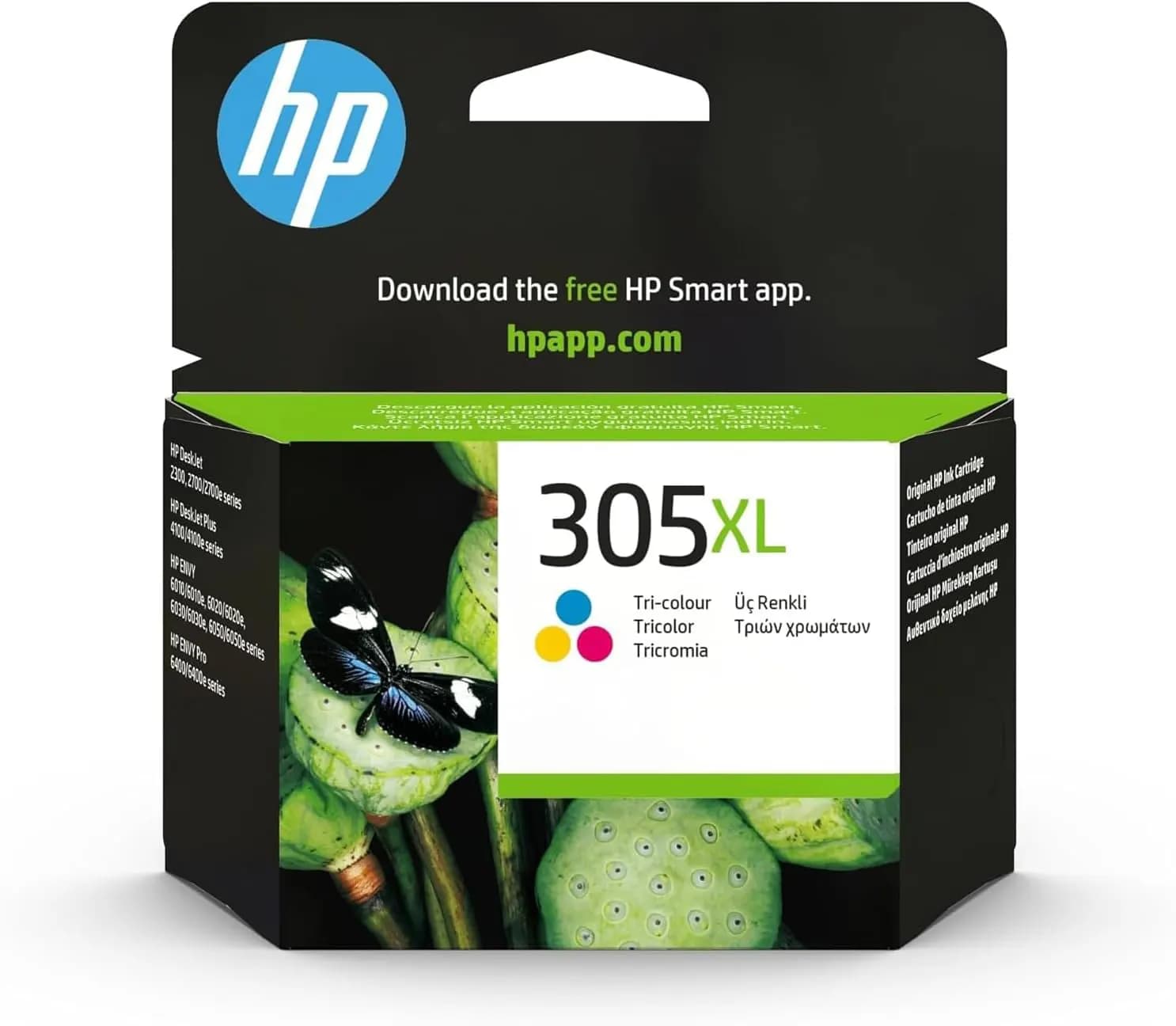 HP 305XL 3YM63AE - Cartucho de Tinta de Alta Capacidad, Compatible con Impresoras de Inyección de Tinta Deskjet Series 2700, 4200, Envy Series 6020, 6030, 6400, 6430, Tricolor — Cartuchos tinta originales | Ingescom