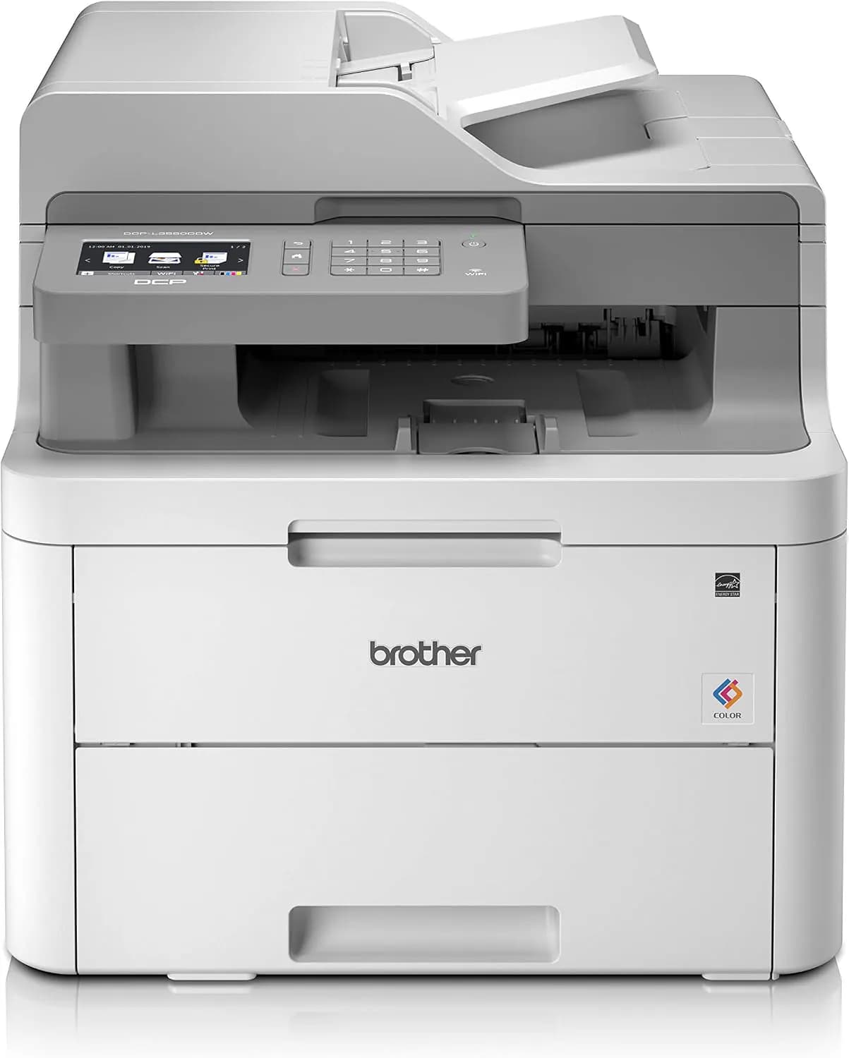 Brother DCPL3550CDW Colour Laser Multifunction Printer (LED, Colour, Wi-Fi, Document Feeder, Automatic Double-Sided Printing, Italian Version) White, 41 x 41 x 48 cm — Impresoras | Ingescom